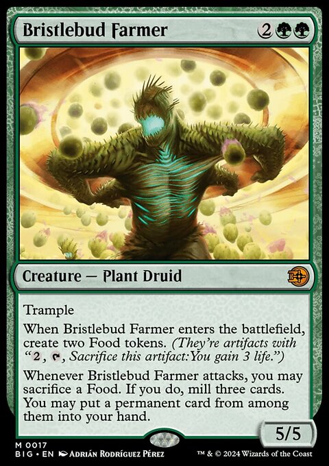 Bristlebud Farmer, The Big Score #17, Magic: The Gathering card
