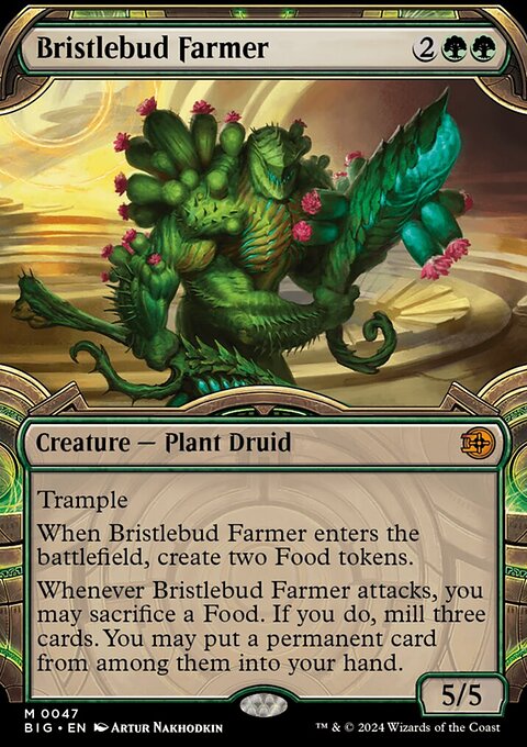 Bristlebud Farmer, The Big Score #47, Magic: The Gathering card
