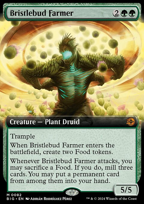 Bristlebud Farmer, The Big Score #82, Magic: The Gathering card