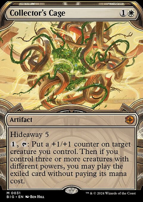 Collector's Cage, The Big Score #31, Magic: The Gathering card