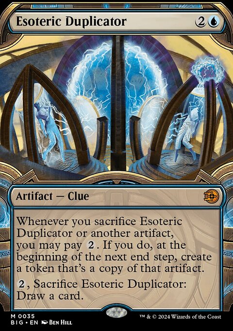 Esoteric Duplicator, The Big Score #35, Magic: The Gathering card