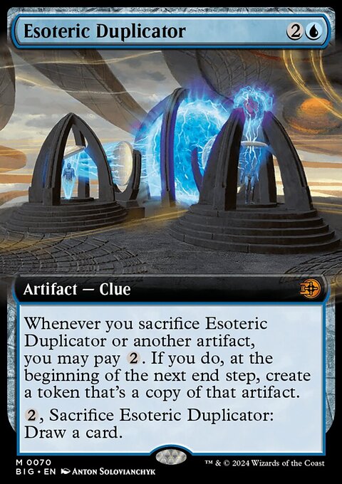 Esoteric Duplicator, The Big Score #70, Magic: The Gathering card