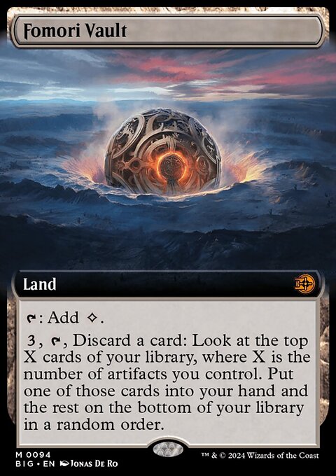 Fomori Vault, The Big Score #94, Magic: The Gathering card