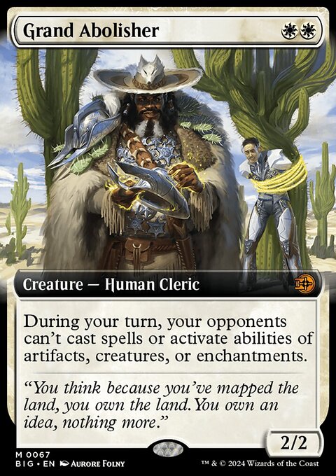 Grand Abolisher, The Big Score #67, Magic: The Gathering card