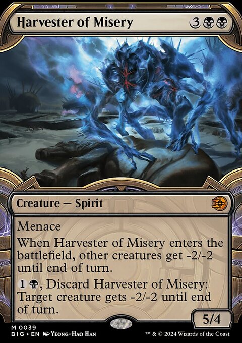 Harvester of Misery, The Big Score #39, Magic: The Gathering card