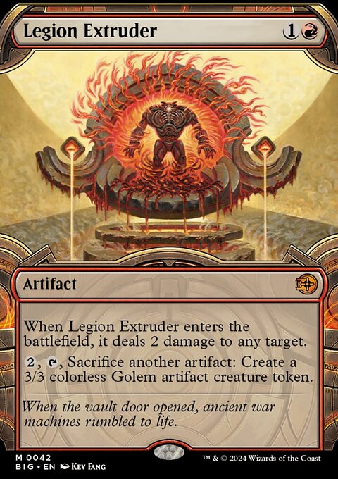 Legion Extruder, The Big Score #42, Magic: The Gathering card