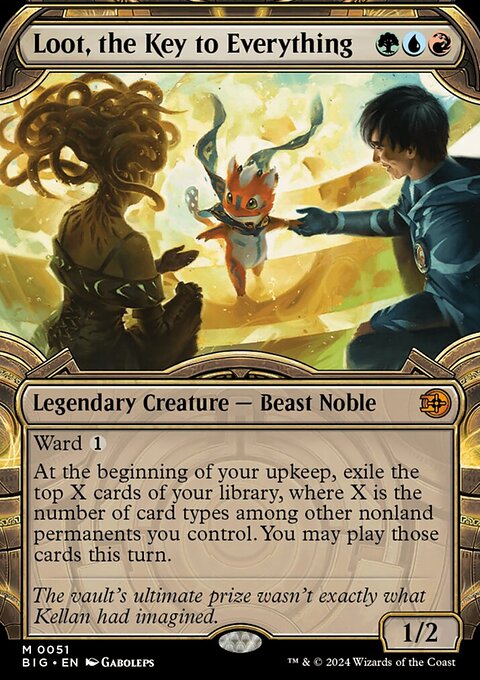 Loot, the Key to Everything, The Big Score #51, Magic: The Gathering card