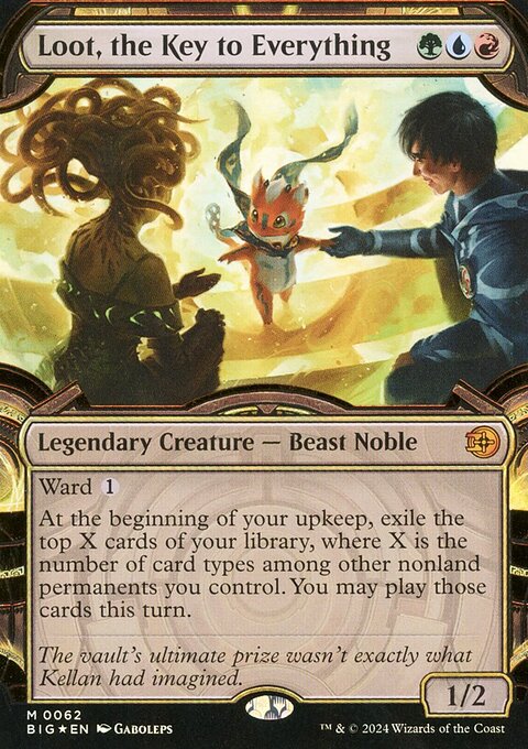 Loot, the Key to Everything, The Big Score #62, Magic: The Gathering card