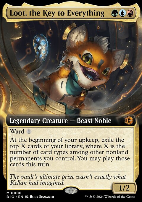 Loot, the Key to Everything, The Big Score #86, Magic: The Gathering card