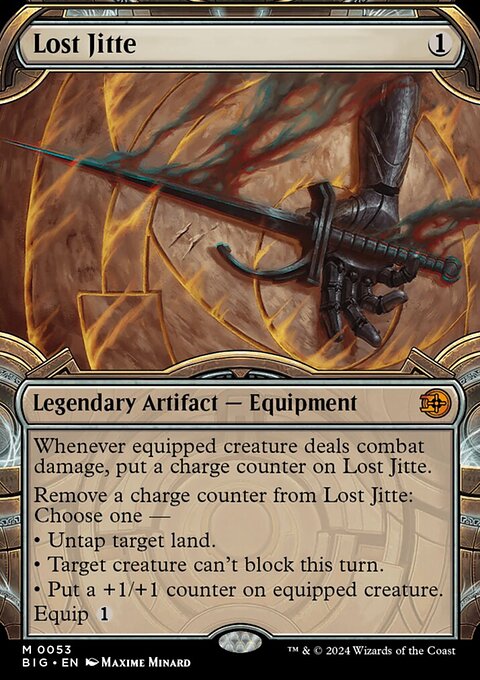 Lost Jitte, The Big Score #53, Magic: The Gathering card