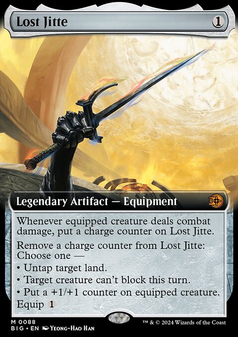 Lost Jitte, The Big Score #88, Magic: The Gathering card