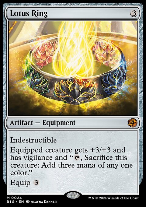 Lotus Ring, The Big Score #24, Magic: The Gathering card