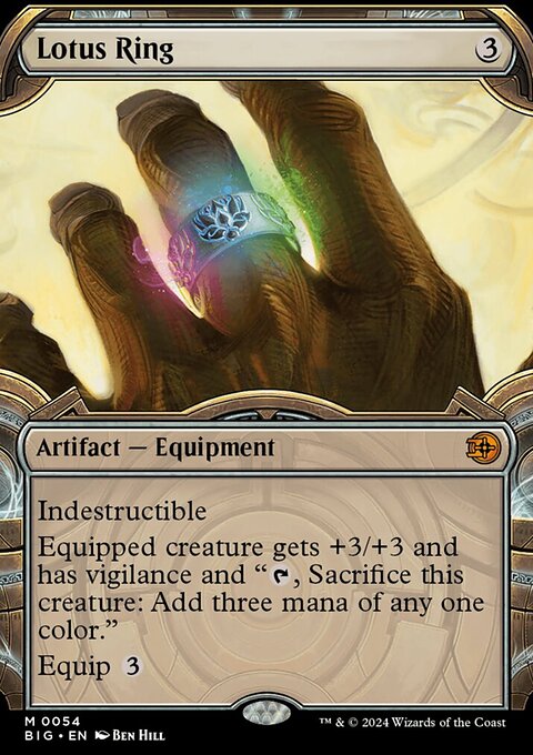 Lotus Ring, The Big Score #54, Magic: The Gathering card
