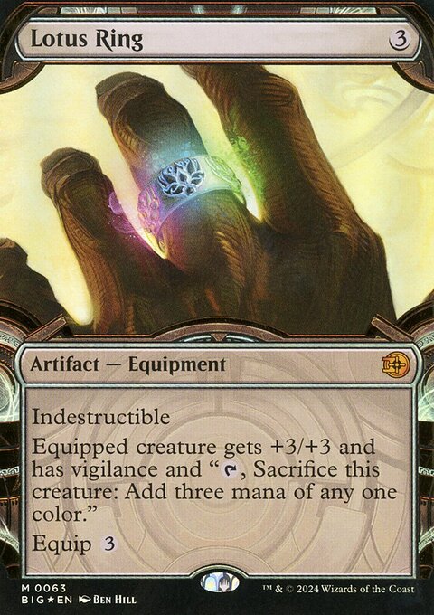 Lotus Ring, The Big Score #63, Magic: The Gathering card