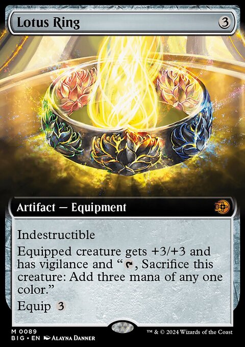 Lotus Ring, The Big Score #89, Magic: The Gathering card
