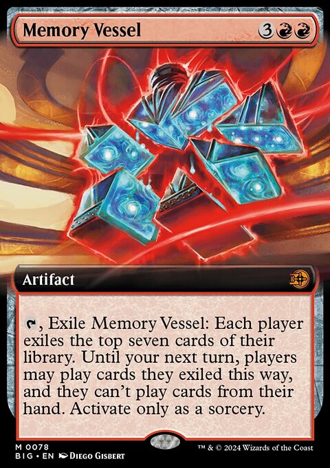 Memory Vessel, The Big Score #78, Magic: The Gathering card