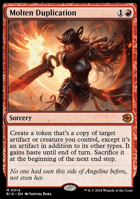 Molten Duplication, The Big Score #14, Magic: The Gathering card