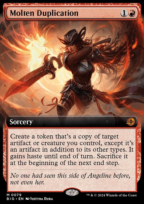 Molten Duplication, The Big Score #79, Magic: The Gathering card