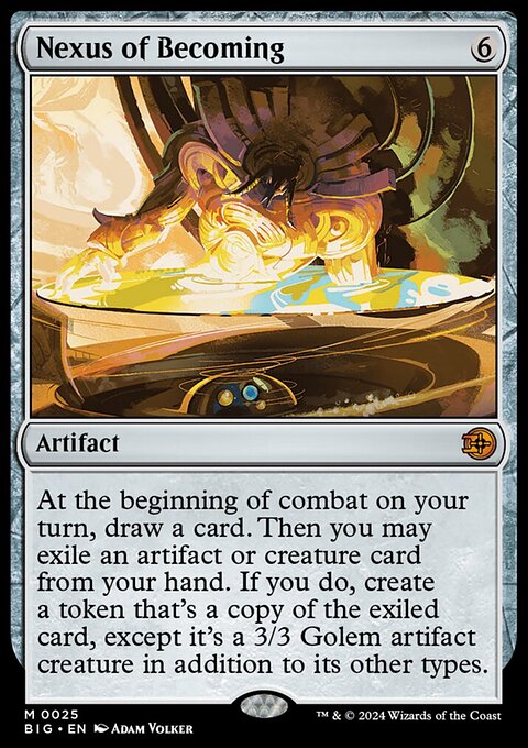 Nexus of Becoming, The Big Score #25, Magic: The Gathering card