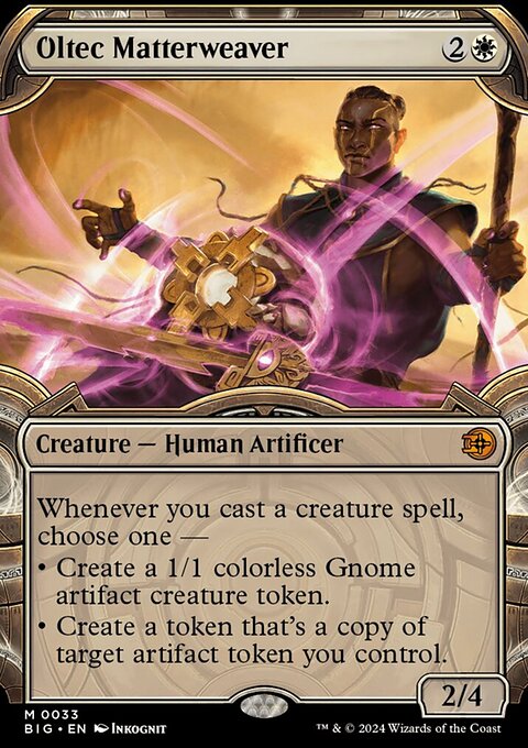 Oltec Matterweaver, The Big Score #33, Magic: The Gathering card