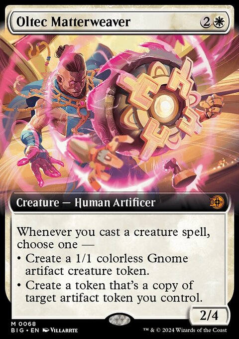 Oltec Matterweaver, The Big Score #68, Magic: The Gathering card