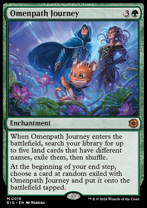 Omenpath Journey, The Big Score #18, Magic: The Gathering card