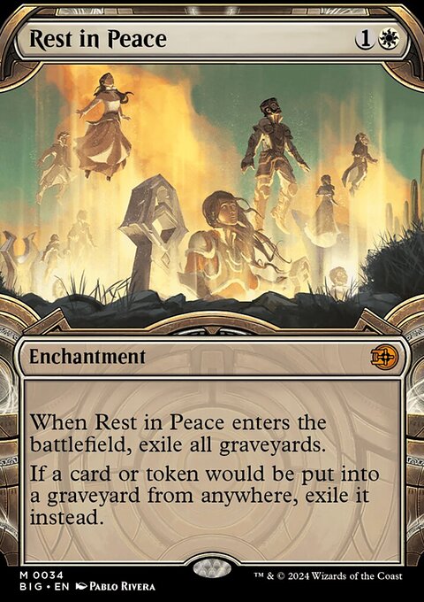 Rest in Peace, The Big Score #34, Magic: The Gathering card