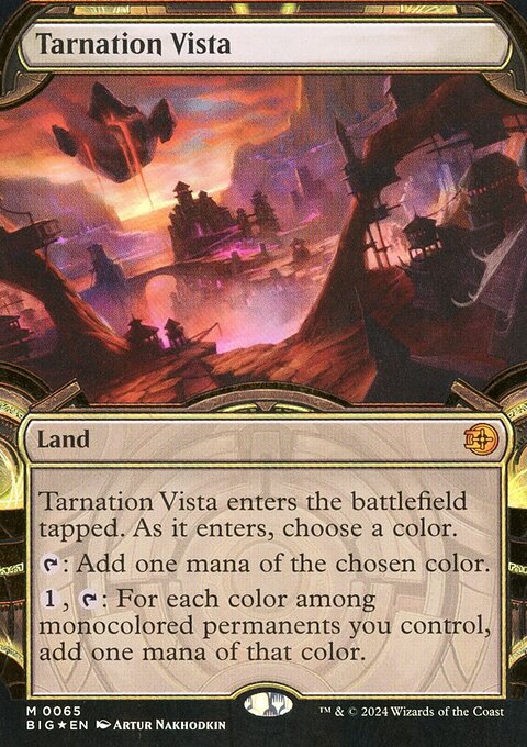 Tarnation Vista, The Big Score #65, Magic: The Gathering card