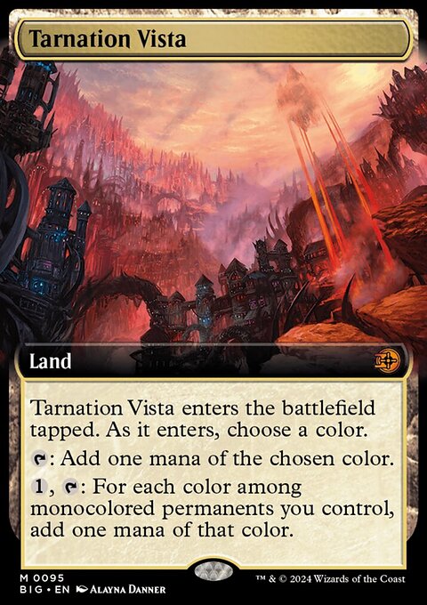 Tarnation Vista, The Big Score #95, Magic: The Gathering card