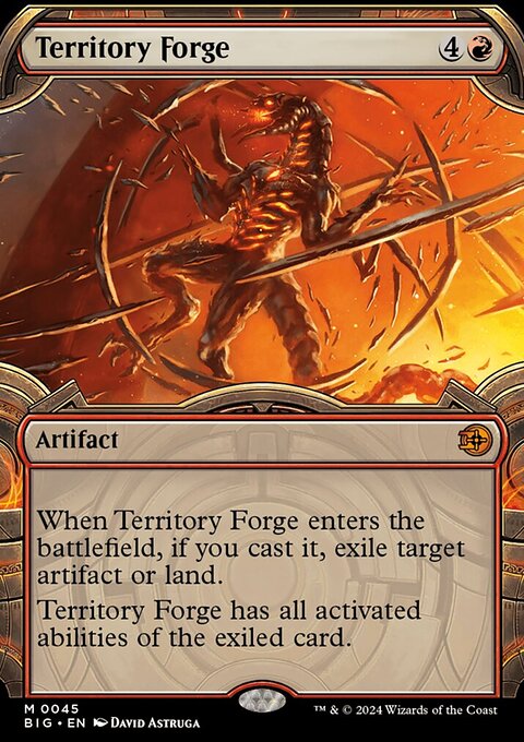 Territory Forge, The Big Score #45, Magic: The Gathering card