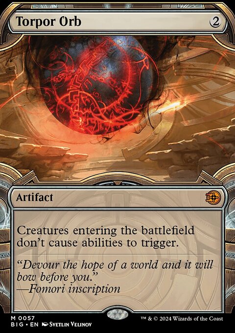 Torpor Orb, The Big Score #57, Magic: The Gathering card