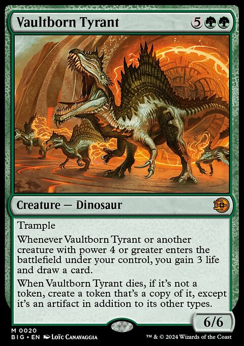 Vaultborn Tyrant, The Big Score #20, Magic: The Gathering card