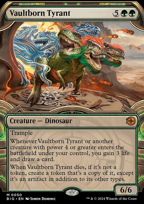 Vaultborn Tyrant, The Big Score #50, Magic: The Gathering card