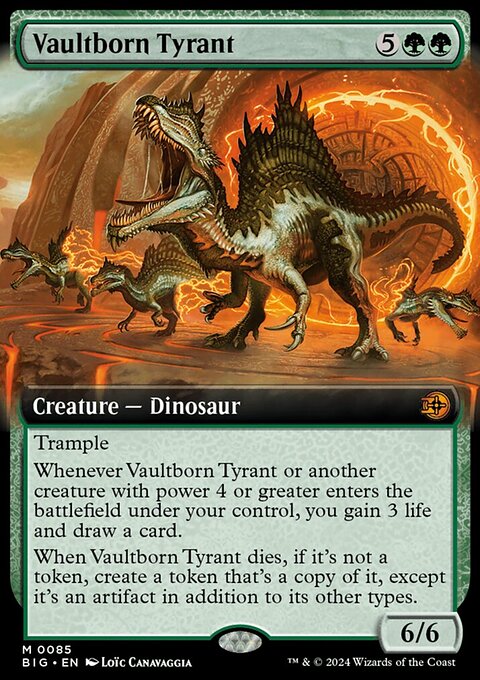 Vaultborn Tyrant, The Big Score #85, Magic: The Gathering card