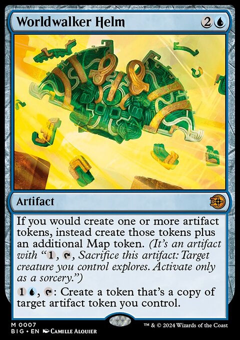 Worldwalker Helm, The Big Score #7, Magic: The Gathering card