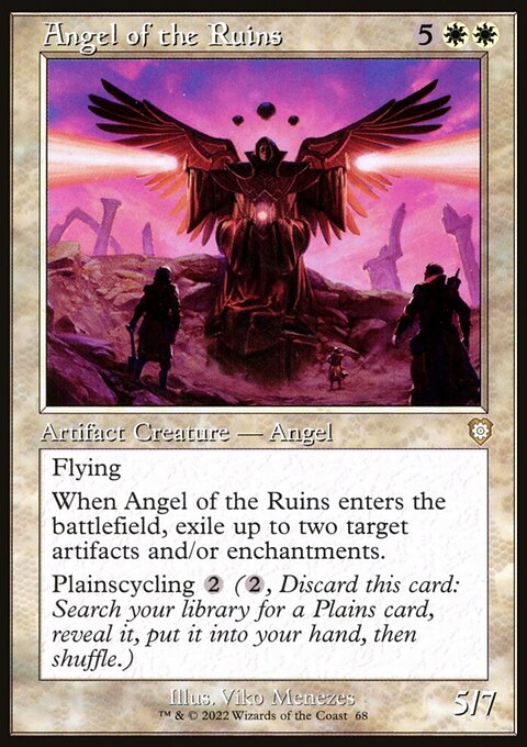 Angel of the Ruins, The Brothers' War Commander #68, Magic: The Gathering card