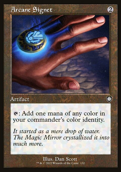 Arcane Signet, The Brothers' War Commander #132, Magic: The Gathering card