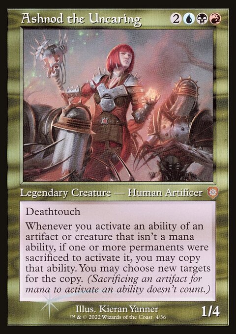 Ashnod the Uncaring, The Brothers' War Commander #4, Magic: The Gathering card