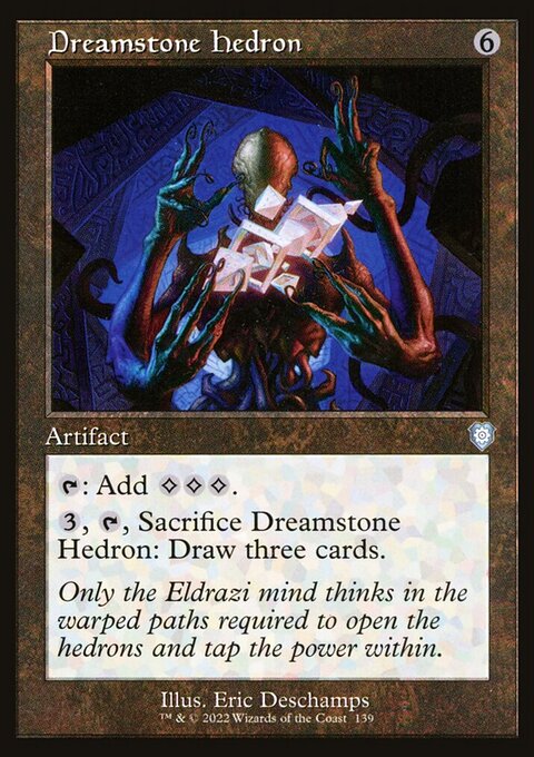 Dreamstone Hedron, The Brothers' War Commander #139, Magic: The Gathering card