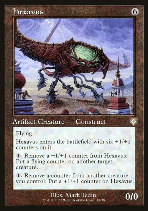 Hexavus, The Brothers' War Commander #14, Magic: The Gathering card