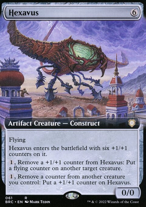 Hexavus, The Brothers' War Commander #61, Magic: The Gathering card