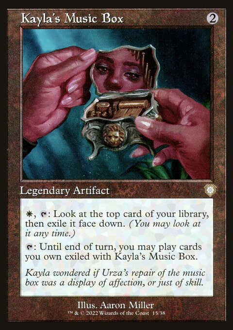 Kayla's Music Box, The Brothers' War Commander #15, Magic: The Gathering card