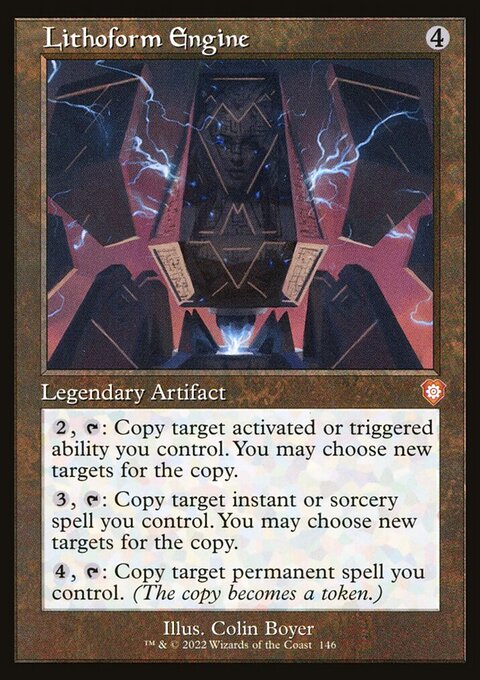 Lithoform Engine, The Brothers' War Commander #146, Magic: The Gathering card