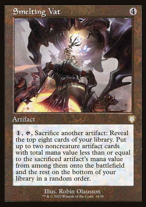 Smelting Vat, The Brothers' War Commander #18, Magic: The Gathering card