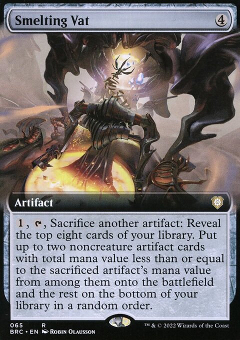 Smelting Vat, The Brothers' War Commander #65, Magic: The Gathering card