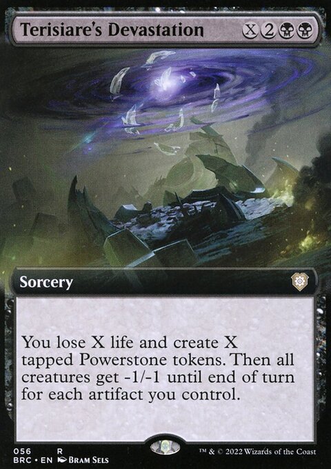 Terisiare's Devastation, The Brothers' War Commander #56, Magic: The Gathering card