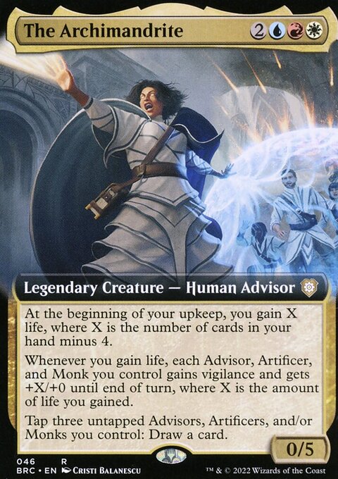 The Archimandrite, The Brothers' War Commander #46, Magic: The Gathering card