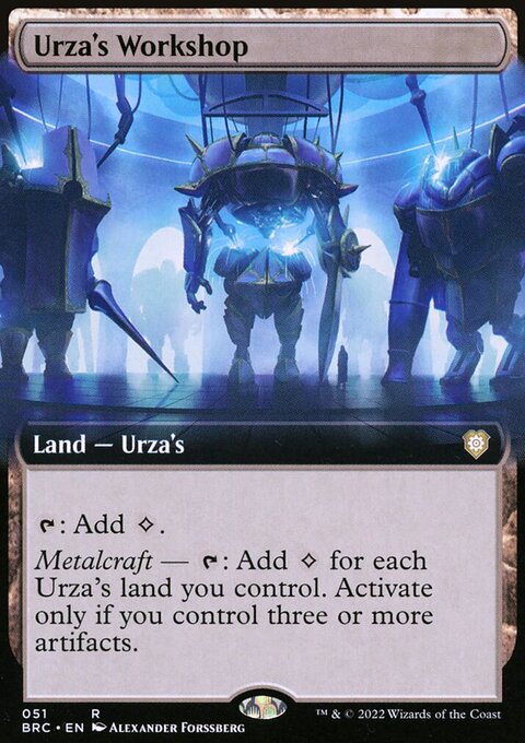 Urza's Workshop, The Brothers' War Commander #51, Magic: The Gathering card