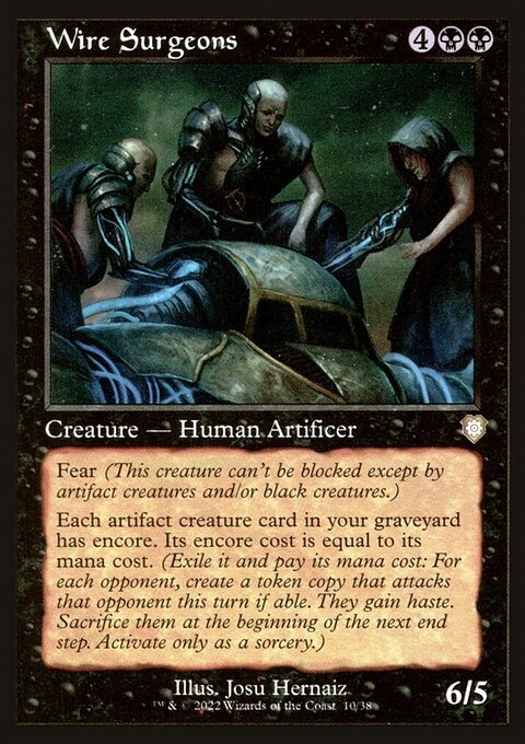 Wire Surgeons, The Brothers' War Commander #10, Magic: The Gathering card