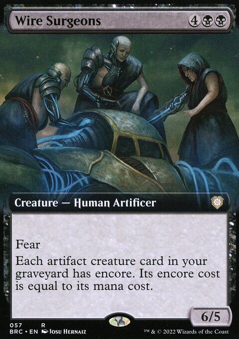 Wire Surgeons, The Brothers' War Commander #57, Magic: The Gathering card